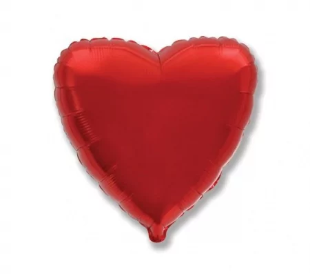 Шар (32''/81 см) Сердце, Красный, 1 1шт.