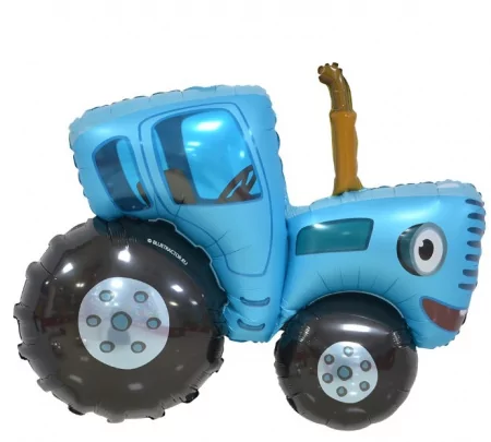 Шар (42''/107 см) Фигура, Синий трактор, 1 шт.